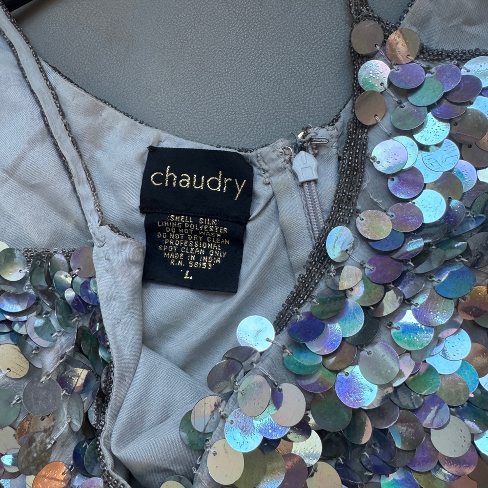 Vintage Sequin Tank Top